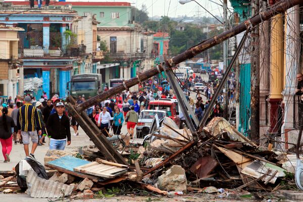 Последствия торнадо в Гаване, Куба