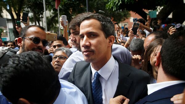 Лидер оппозиции Венесуэлы Хуан Гуаидо