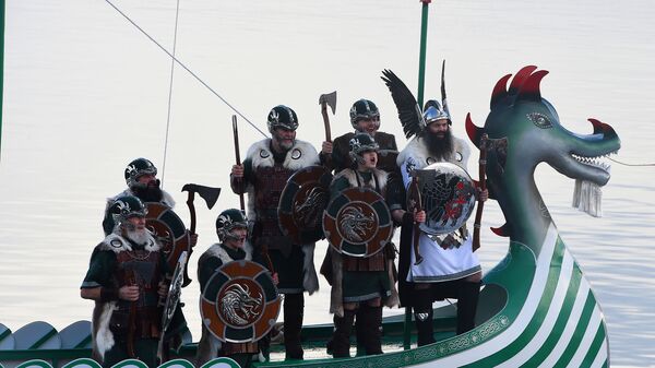 Фестиваль викингов на Шетландских островах