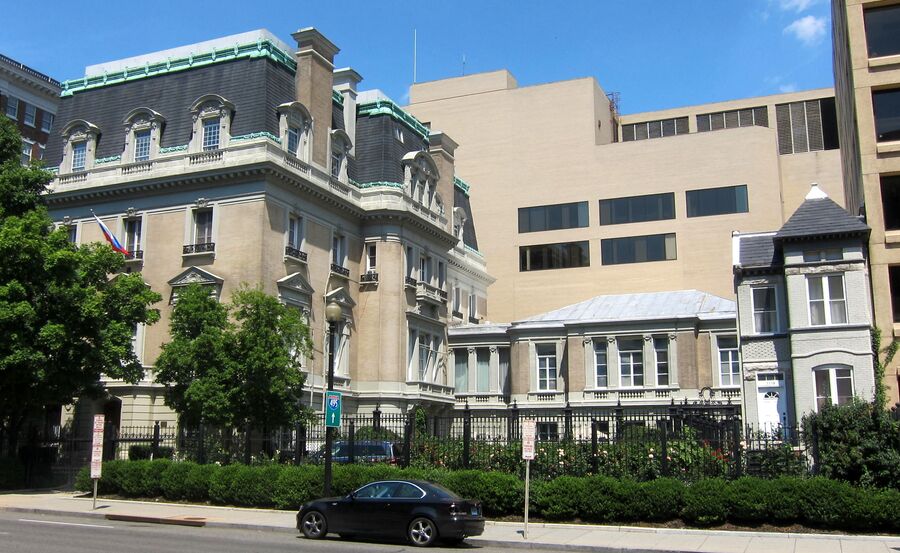 Резиденция Посла России в Вашингтоне. Здесь располагалось Посольство России и СССР до переезда в новое здание