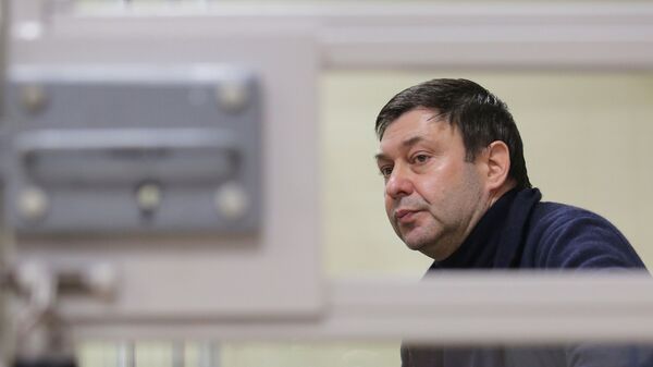 Руководитель портала РИА Новости Украина Кирилл Вышинский в Херсонском апелляционном суде