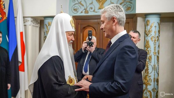 Сергей Собянин поздравил Патриарха Кирилла с годовщиной интронизации
