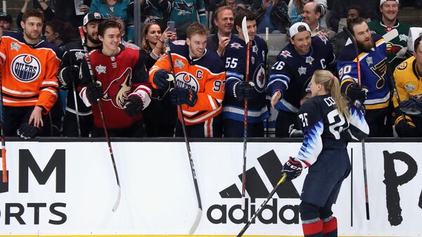 Кендалл Койн на Матче звезд НХЛ
