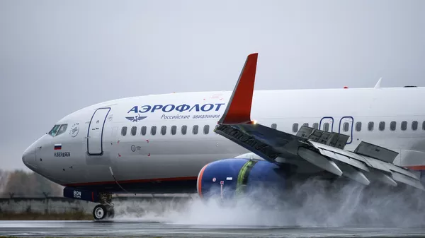 Самолет авиакомпании Аэрофлот