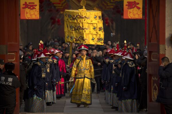 Мероприятия по случаю празднования китайского Нового года в Пекине