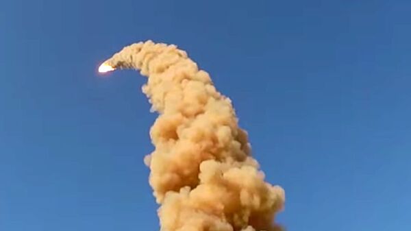 Пуск ракеты на полигоне Сары-Шаган