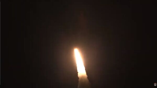 Испытание ракеты Minuteman III. Стоп-кадр с видео