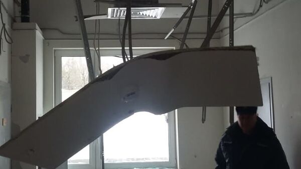 Лопнувший гимнастический шар привел к разрушениям и травмам в перинатальном центре Коломны