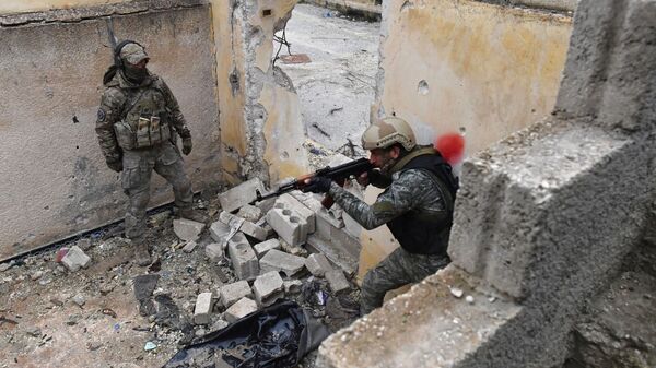 Во время подготовки сирийских военнослужащих и бойцов ополчения российскими военными инструкторами в провинции Хама
