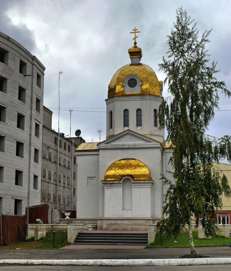 Часовня в честь святого Александра Невского на месте пожара в Самаре Часовня в честь святого Александра Невского на месте пожара в Самаре