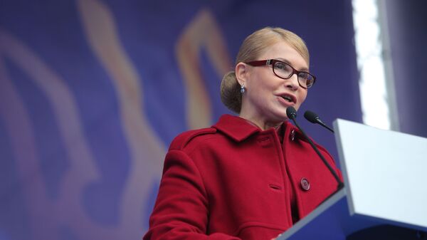Лидер партии Батькивщина Юлия Тимошенко 