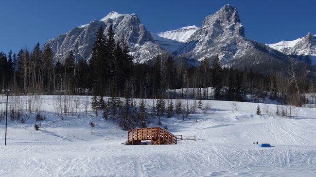 Трасса в канадском Кэнморе, где проходит этап Кубка мира по биатлону
