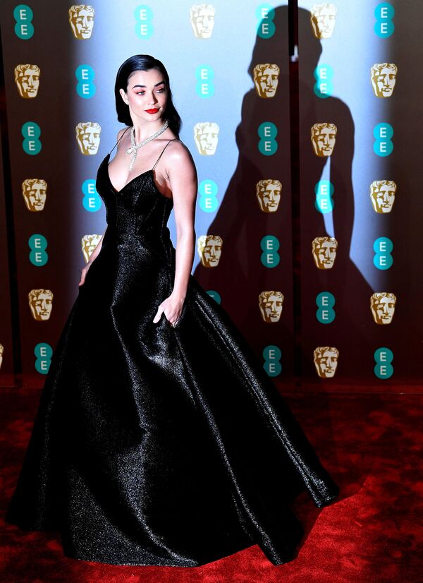 Эми Джексон на церемонии вручения премии BAFTA в Лондоне