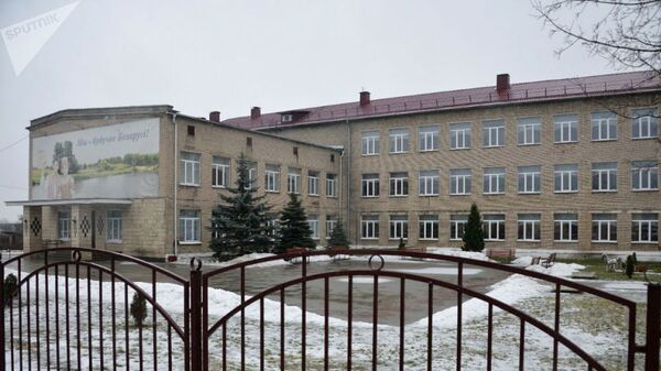 Здание школы в Столбцах, где произошло нападение