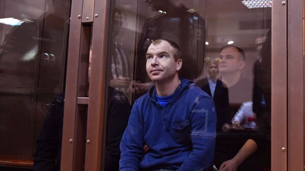 Задержанные украинские моряки в Московском городском суде. 13 февраля 2019