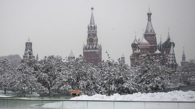 Снегопад в Москве