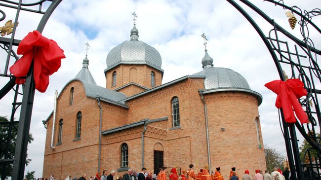 Свято-Георгиевский храм канонической УПЦ в селе Кульчин в Волынской области