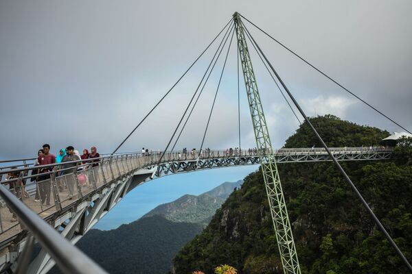 Небесный мост Langkawi в Малайзии