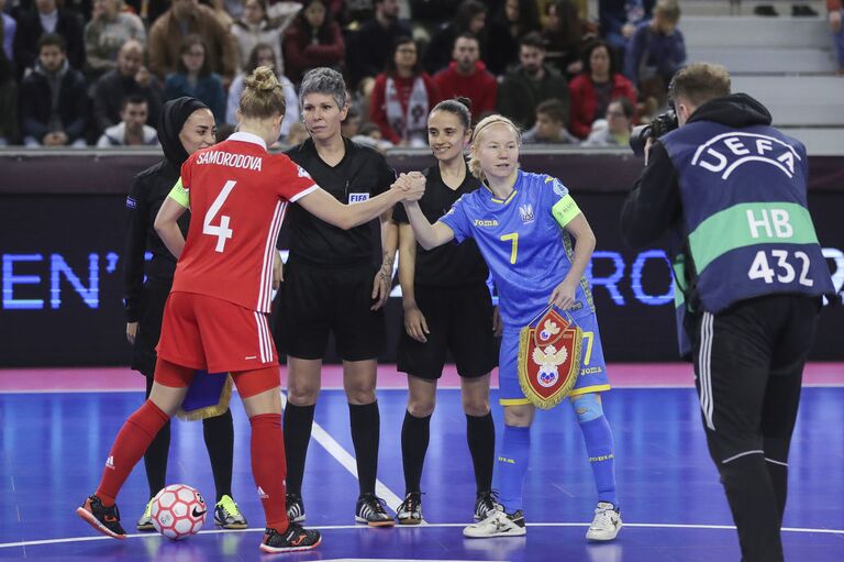 Матч за третье место чемпионата Европы по мини-футболу между сборными России и Украины