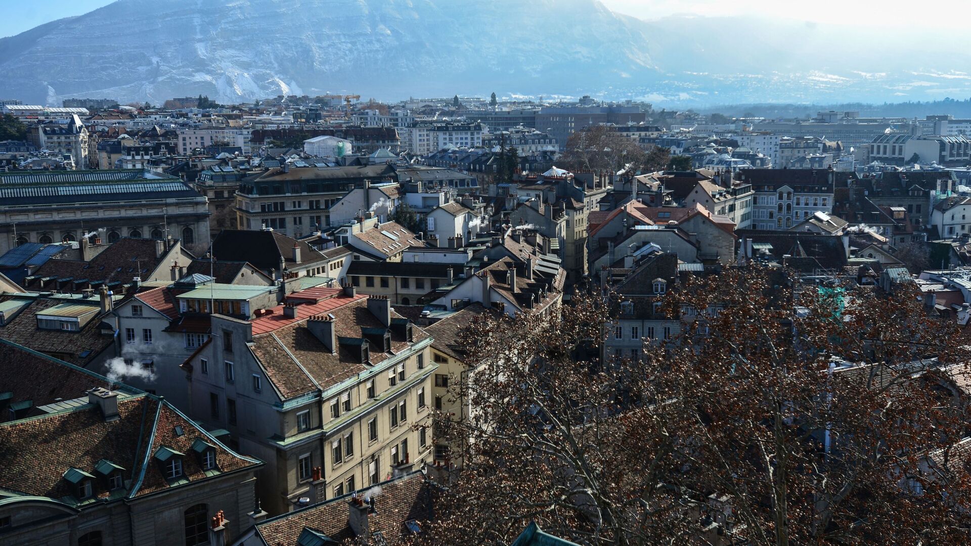 Вид на улицы Женевы - РИА Новости, 1920, 08.06.2021