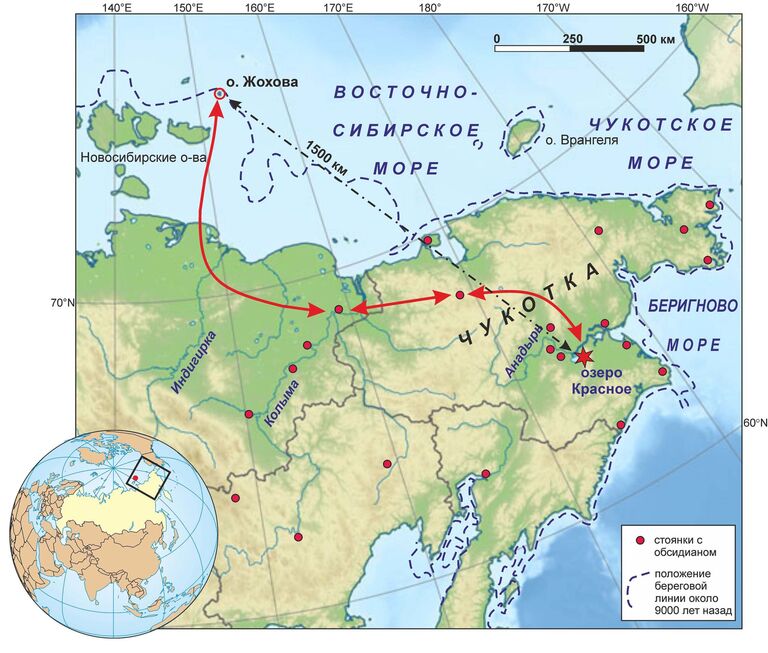 Путь товарообмена жителей Жоховской стоянки 9000 лет назад Путь товарообмена жителей Жоховской стоянки 9000 лет назад
