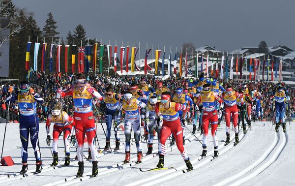 Лыжные гонки. Чемпионат мира. Женщины. Скиатлон