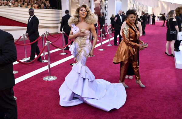 Американская звезда Shangela на церемонии вручения премии Оскар
