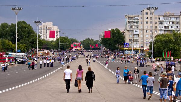 Празднование дня независимости ПМР на Площади Суворова