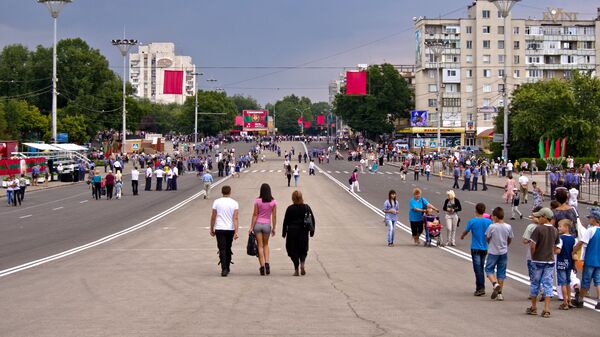 Празднование дня независимости ПМР на Площади Суворова
