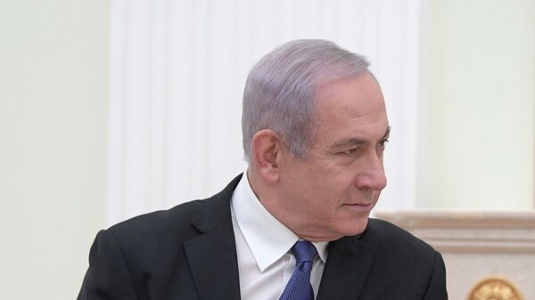 Премьер-министр Государства Израиль Биньямин Нетаньяху во время встречи с президентом РФ Владимиром Путиным. 27 февраля 2019