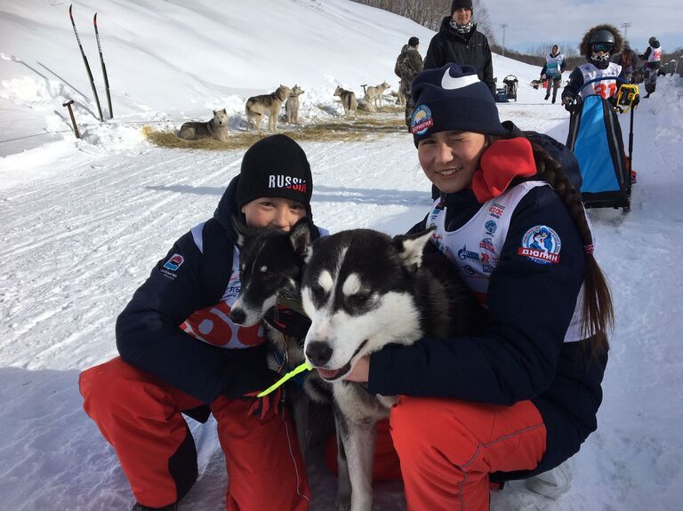 Юные каюры Миша и София Юные каюры Миша и София