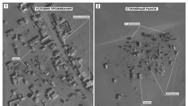Спутниковые снимки лагеря беженцев Эр-Рукбан