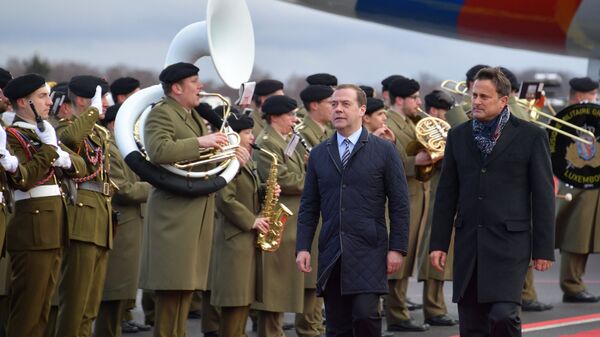 Официальный визит премьер-министра РФ Дмитрия Медведева в Великое Герцогство Люксембург