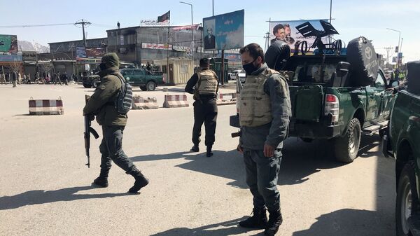 Сотрудники правоохранительных органов Афганистана в Кабуле. 7 марта 2019
