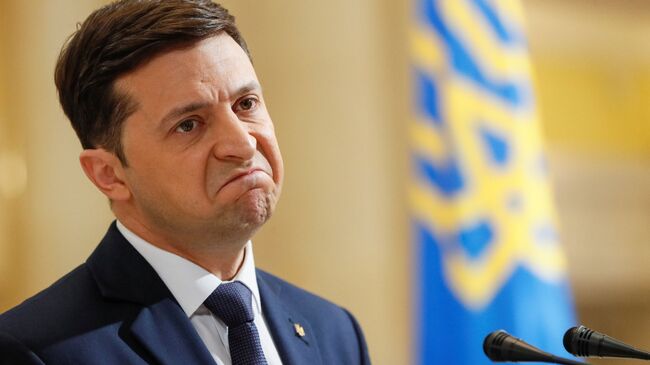 Кандидат в президенты Украины Владимир Зеленский