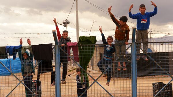 Лагерь сирийских беженцев в Ираке. Архивное фото
