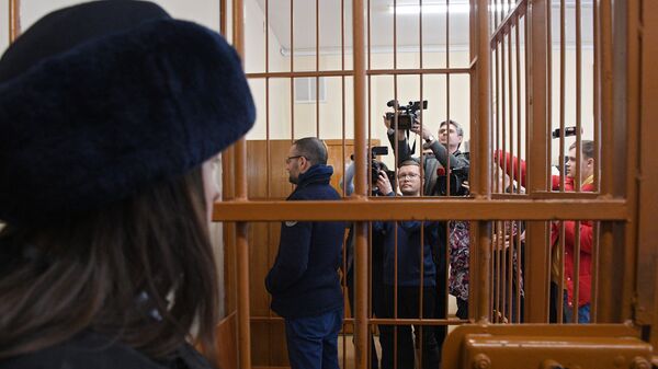 Бывший первый замглавы Росгеологии Руслан Горринг на заседании суда. 9 марта 2019 