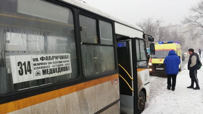 ДТП в городском округе Мытищи, поселок Пироговский, Фабричный проезд. 11 марта 2019