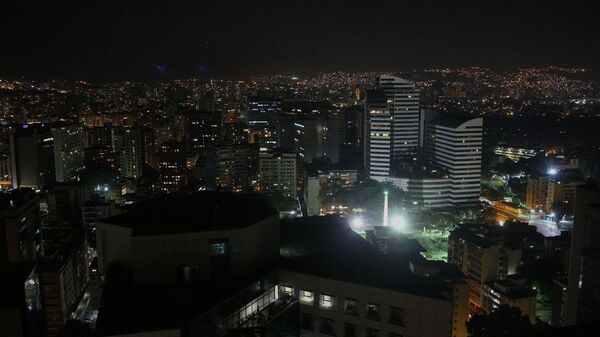 Отключение электричества в Каракасе. Архивное фото