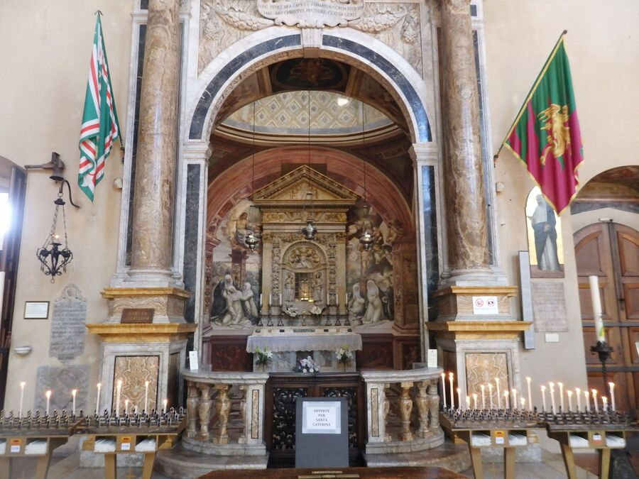 Тоскана. Сиена. Церковь Св. Доминика