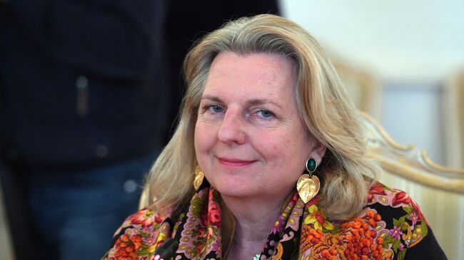  Бывший министр иностранных дел Австрии Карин Кнайсль