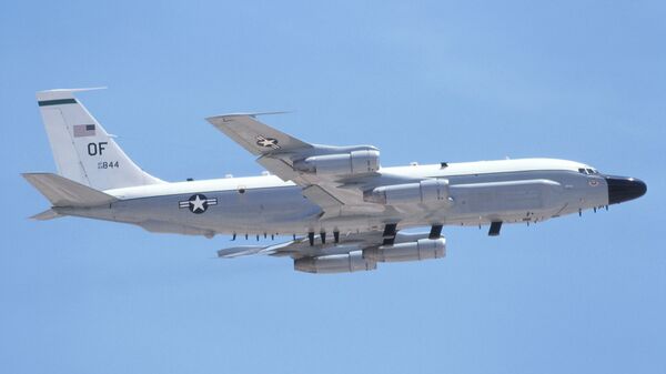 Самолет радиоэлектронной разведки ВВС США Boeing RC-135V Rivet Joint