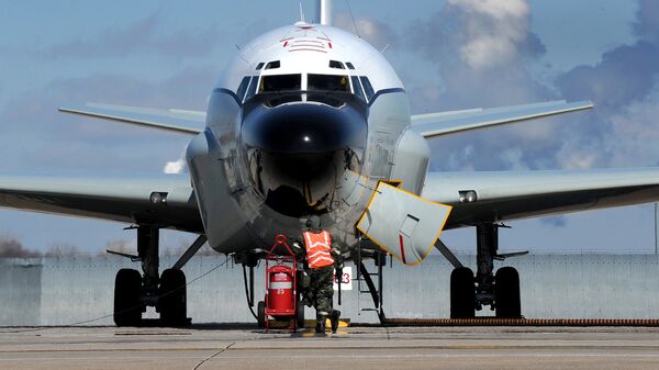 Самолет радиоэлектронной разведки ВВС США RC-135V/W Rivet Joint 