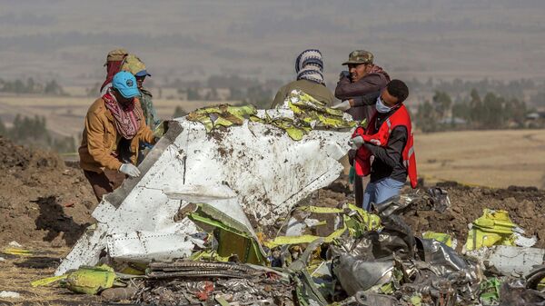 Место крушения пассажирского самолета Boeing 737 Max 8 авиакомпании Ethiopian Airlines в Эфиопии Место крушения пассажирского самолета Boeing 737 Max 8 авиакомпании Ethiopian Airlines в Эфиопии