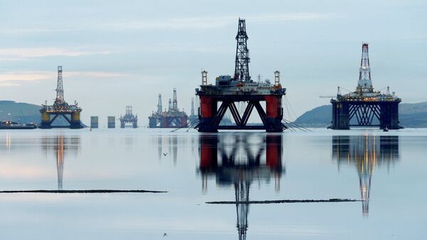 Нефтяные платформы в Шотландии