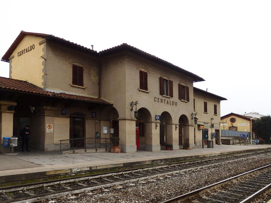 Тоскана. Станция Чертальдо
