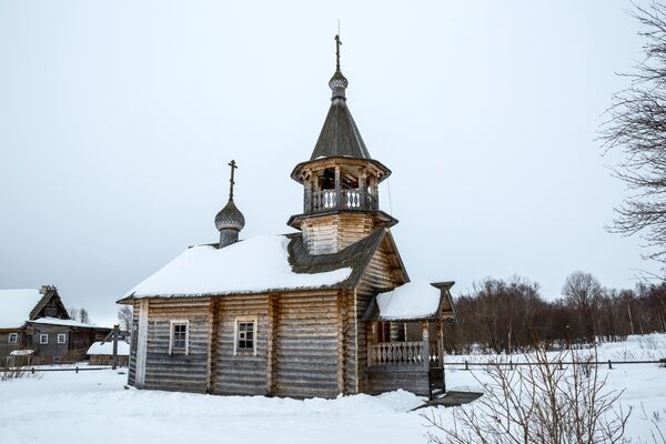 Церковь Илии Пророка в деревне Телятниково в Медвежьегорском районе Республики Карелия