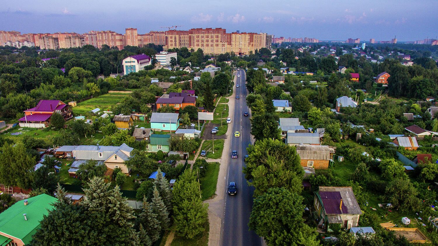 Многоквартирные дома и садовые участки в городе Щелково Московской области - РИА Новости, 1920, 08.11.2023