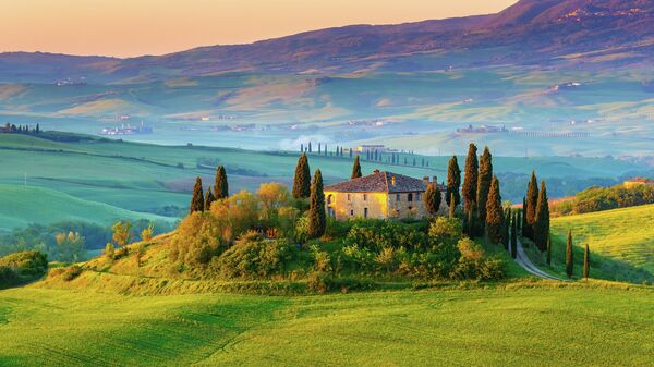 Тосканский пейзаж, Италия