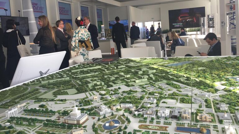 Стенд Москвы на выставке MIPIM 2019 в Каннах